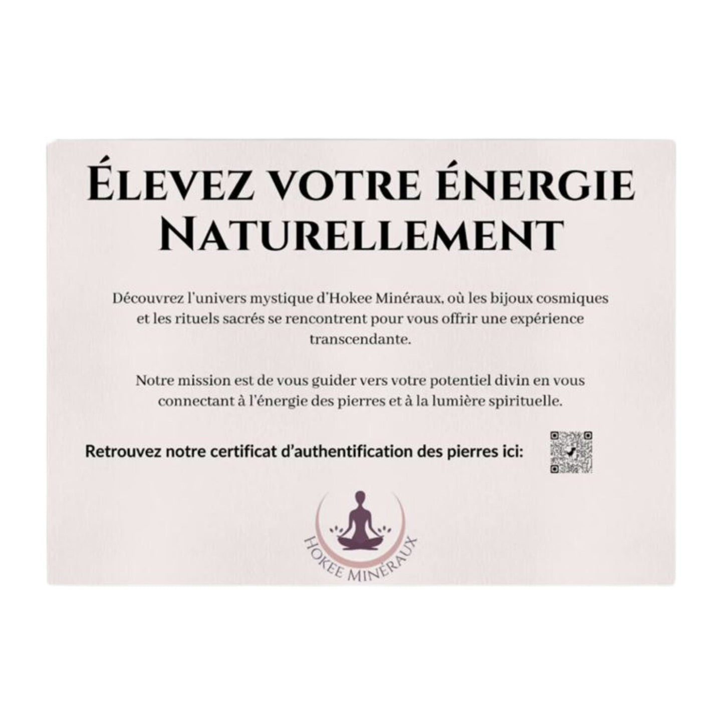 Cartes de remerciements Hokee Minéraux