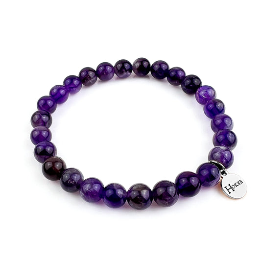Bracelet BASIC Améthyste Silver Hokee Minéraux