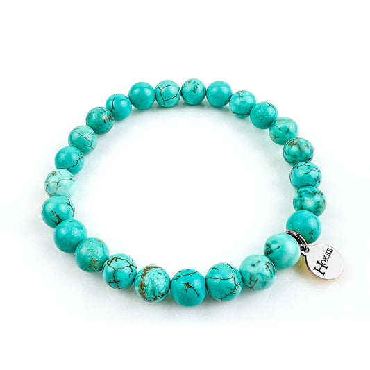 Bracelet BASIC Turquoise Silver Hokee Minéraux