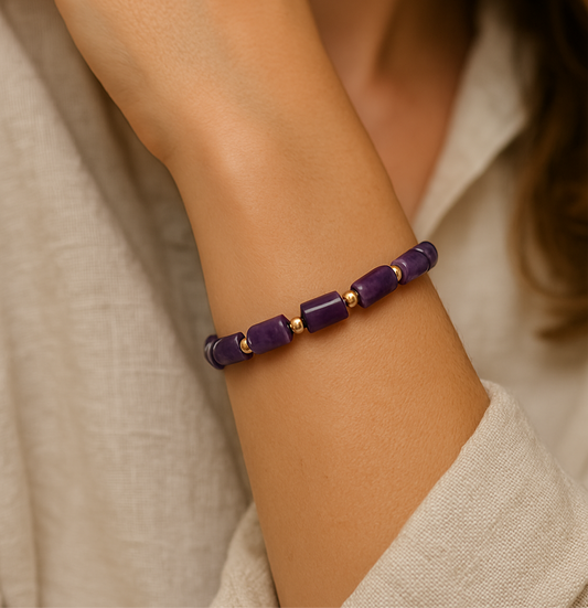 Bracelet SUMER Améthyste Hokee Paris