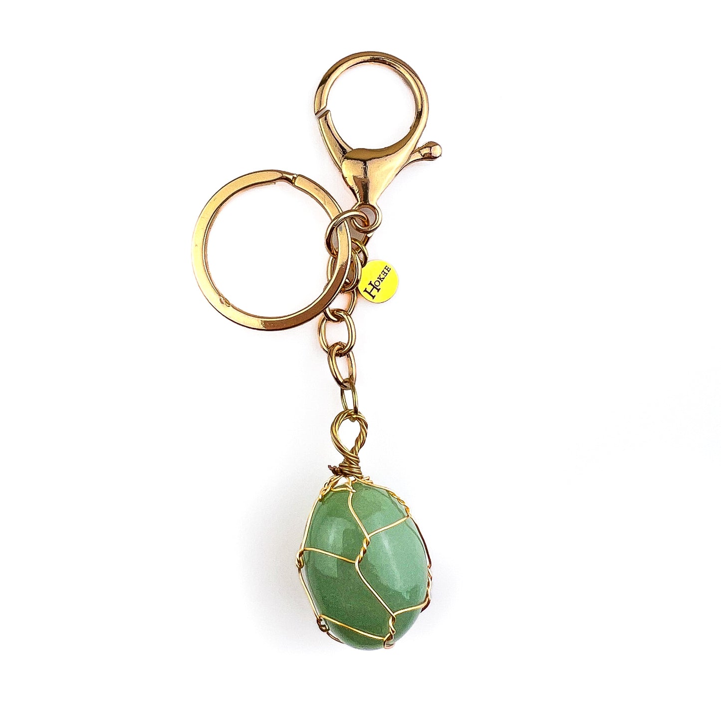 Porte-clés Aventurine Verte Hokee Minéraux