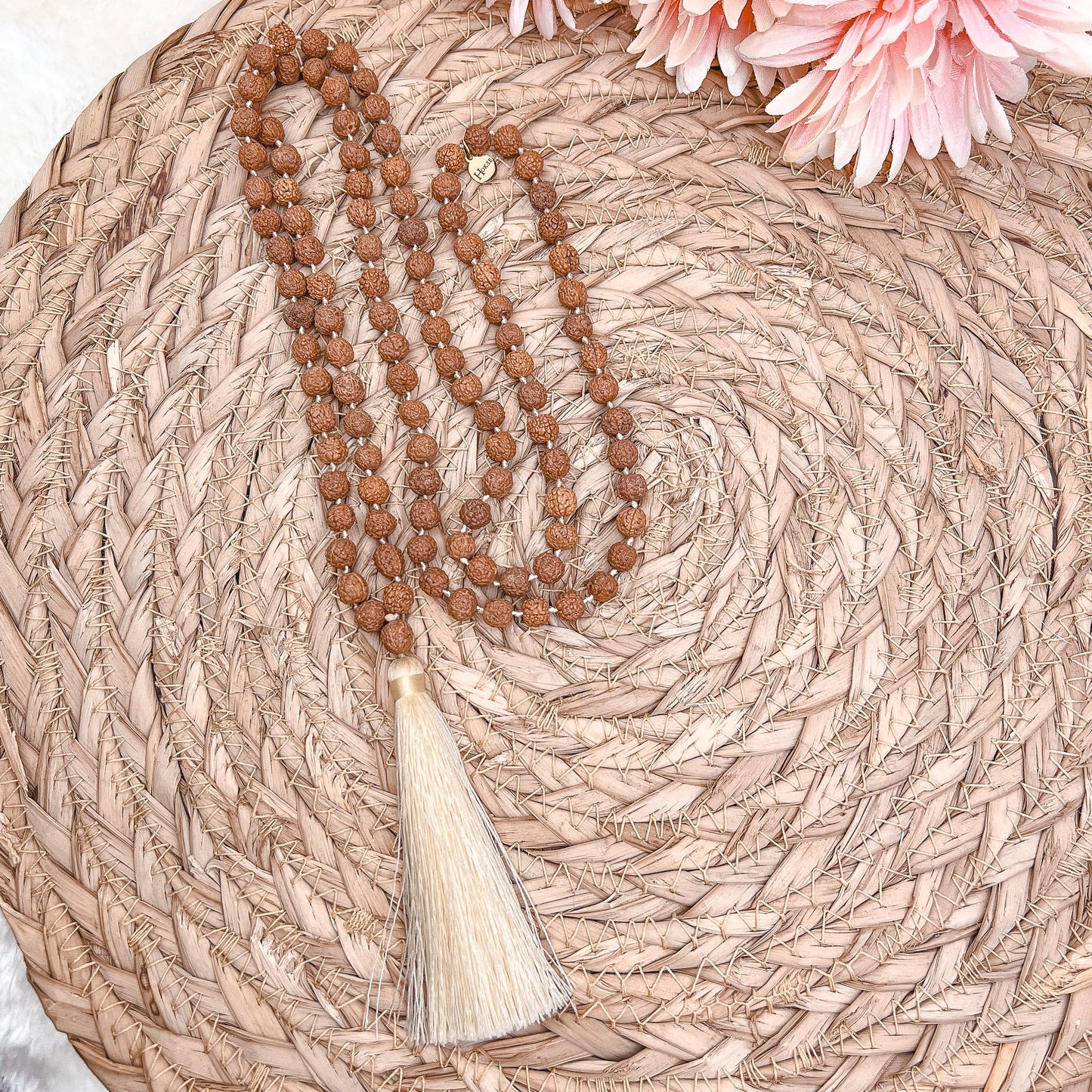 Mala Bodhi Beige Hokee Minéraux