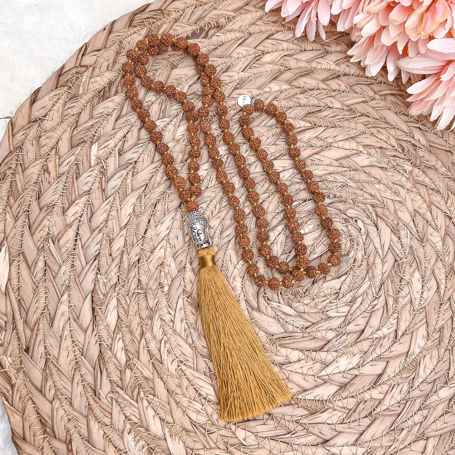 Mala Bouddha – Bodhi Gold Hokee Minéraux