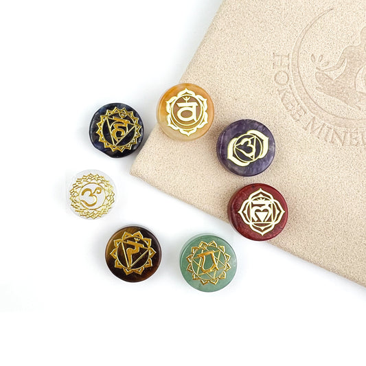 Kit Chakras – Équilibre & Guérison Hokee Minéraux