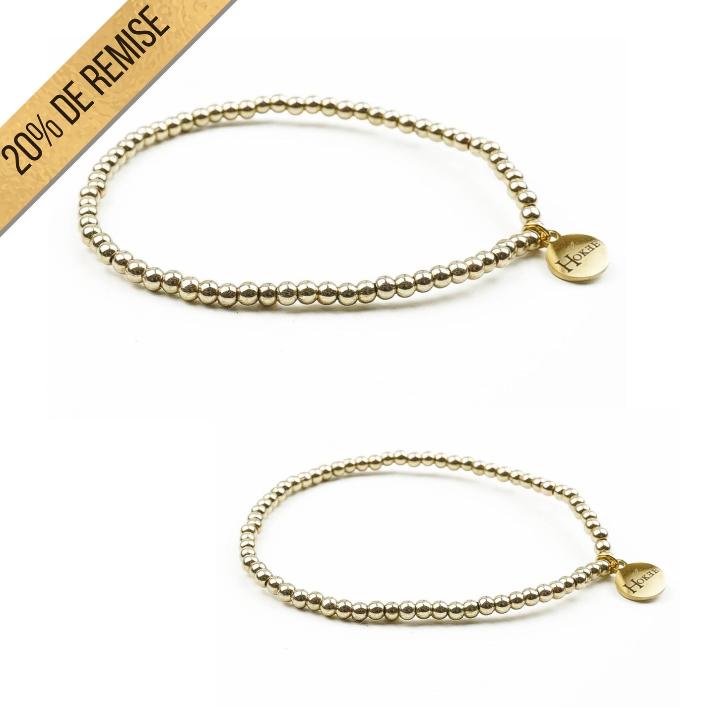 Set EMMA 3MM Gold Mère/fille