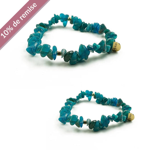 Set ABYSSE Mère/Fille – Apatite Hokee Minéraux