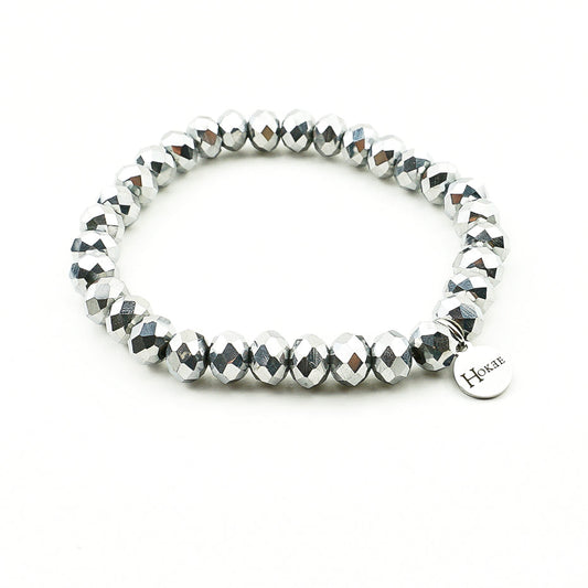 Bracelet JULIE en perles de verre facettées – Hokee Minéraux