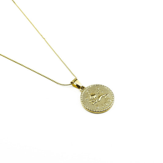 Collier ASTRO Lion en acier inoxydable – Hokee Minéraux