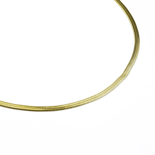 Collier SABRINA en acier inoxydable à maille fine