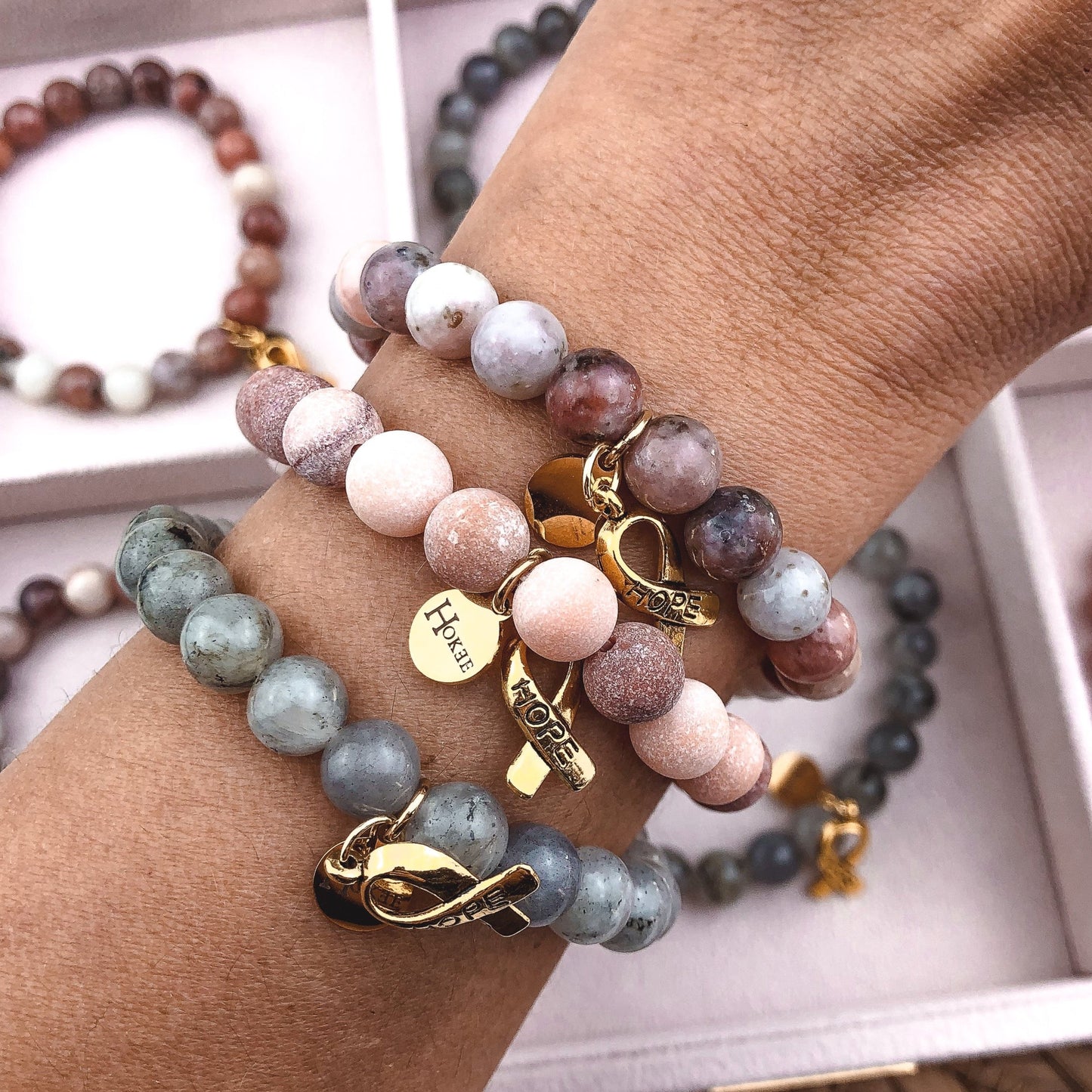 Bracelet HOPE LABRADORITE Hokee Minéraux