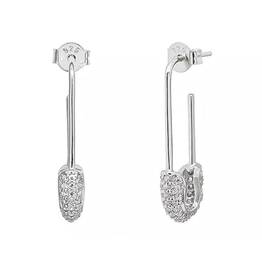 Boucles d’oreilles PINNA en argent 925 finition silver