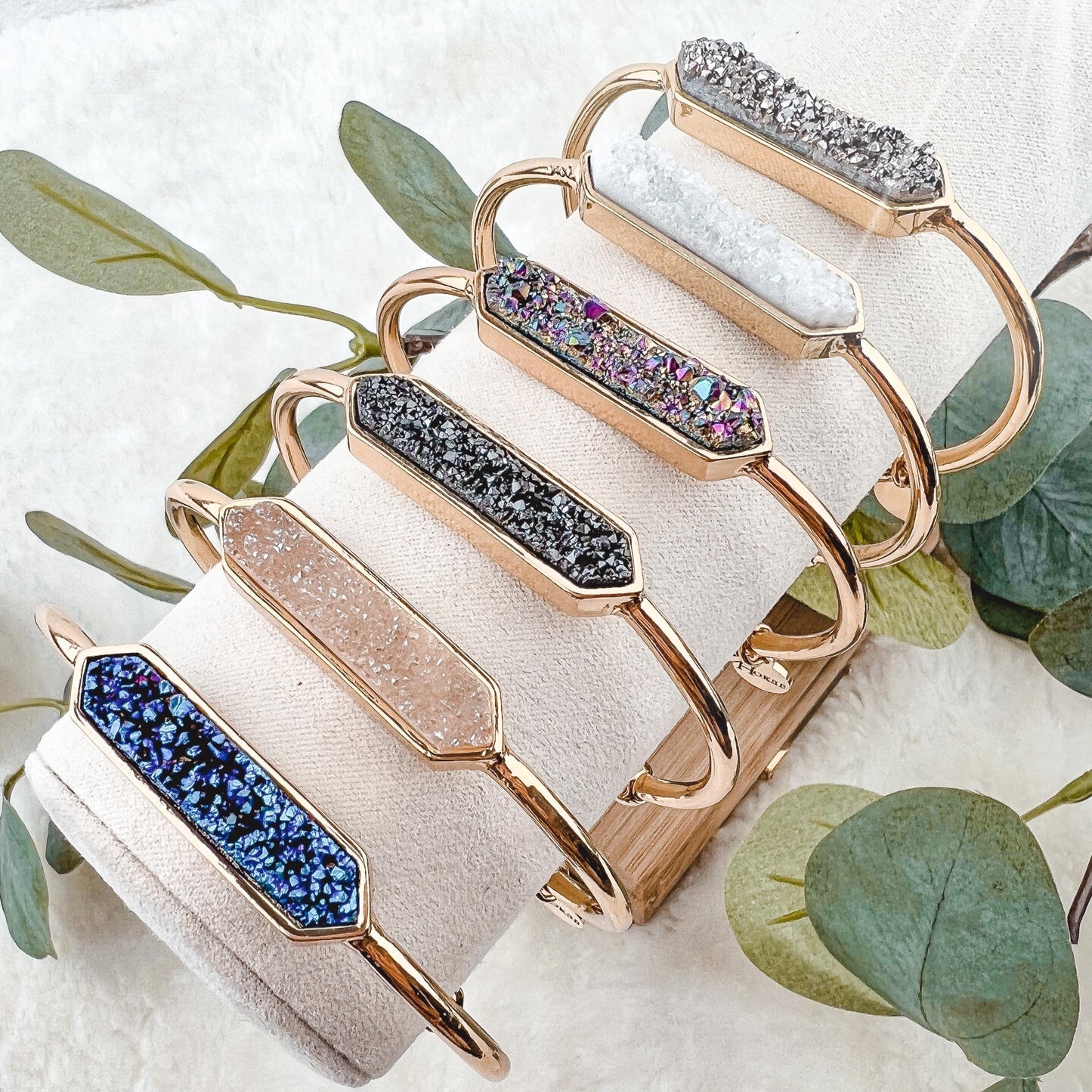 Jonc AURORA Champagne Hokee Minéraux