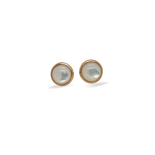 Boucles d’oreilles LOLA en nacre naturelle