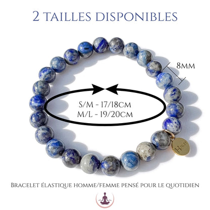Bracelet Lapis Lazuli 8mm Hokee Minéraux