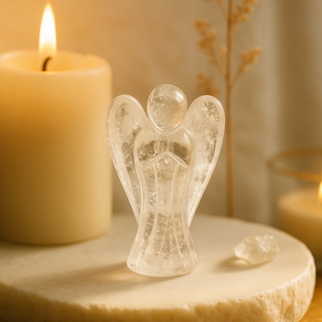 Ange Cristal de Roche 5–6 cm Hokee Minéraux