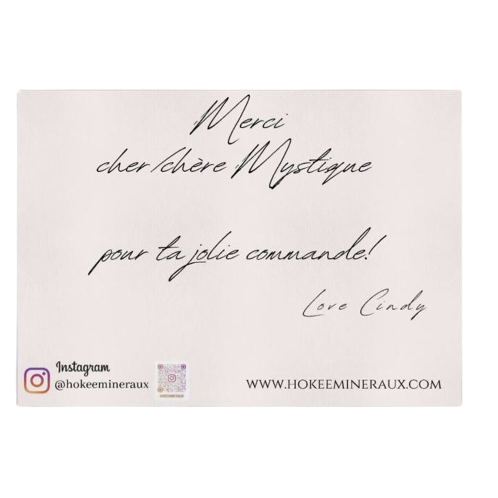Cartes de remerciements