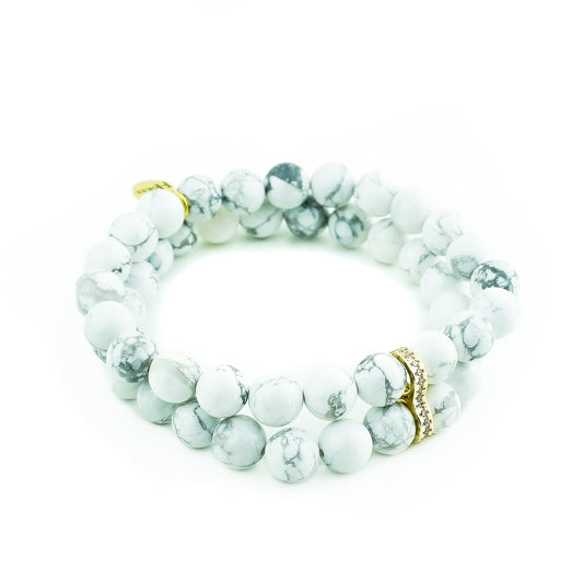 Bracelet MAÏA Howlite