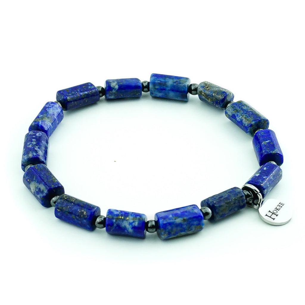 Bracelet SUMER Lapis-Lazuli Noir