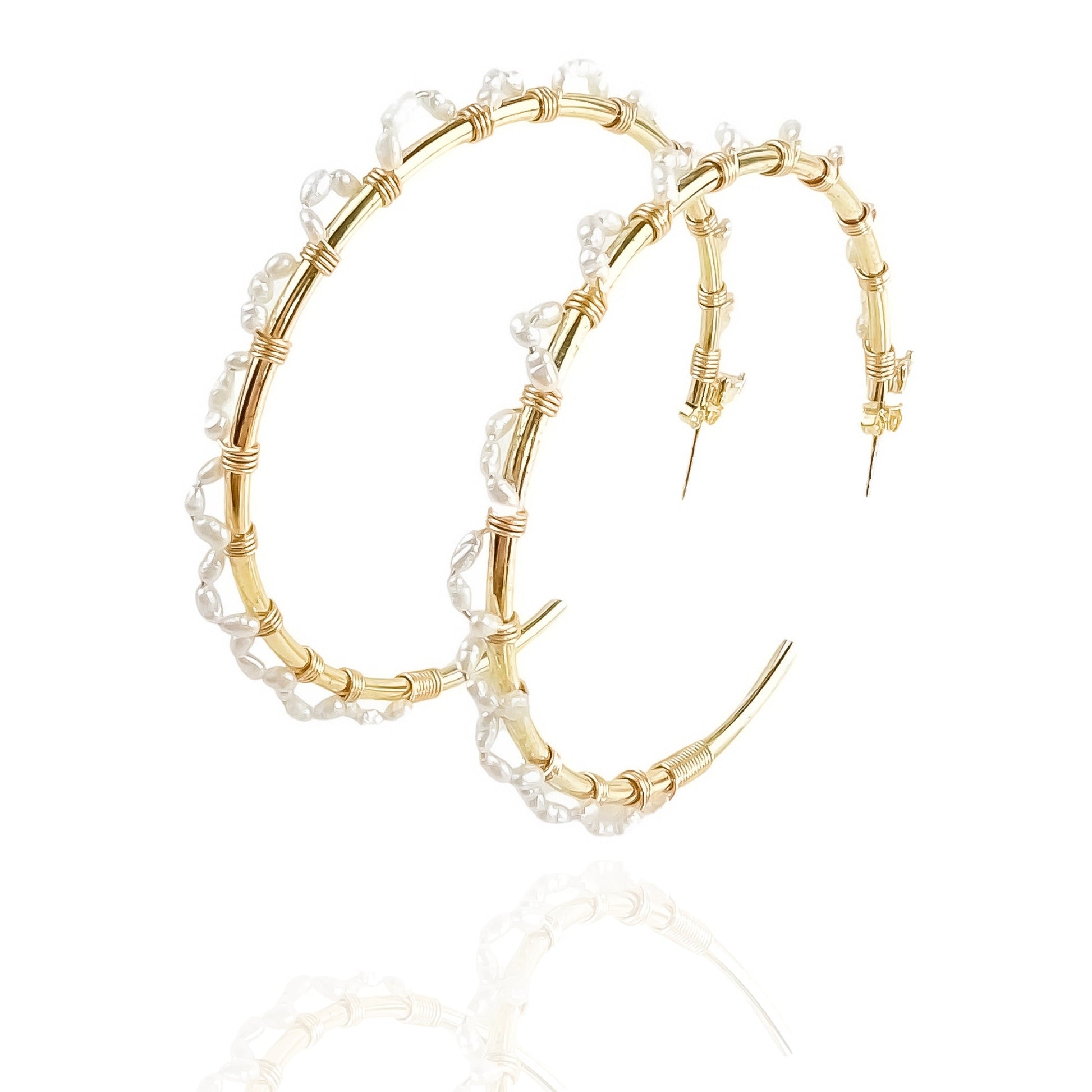 Créoles NATIVE Nacre Gold Hokee Minéraux