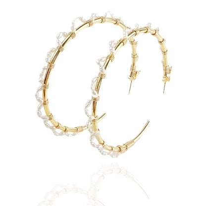 Créoles NATIVE Nacre Gold Hokee Minéraux