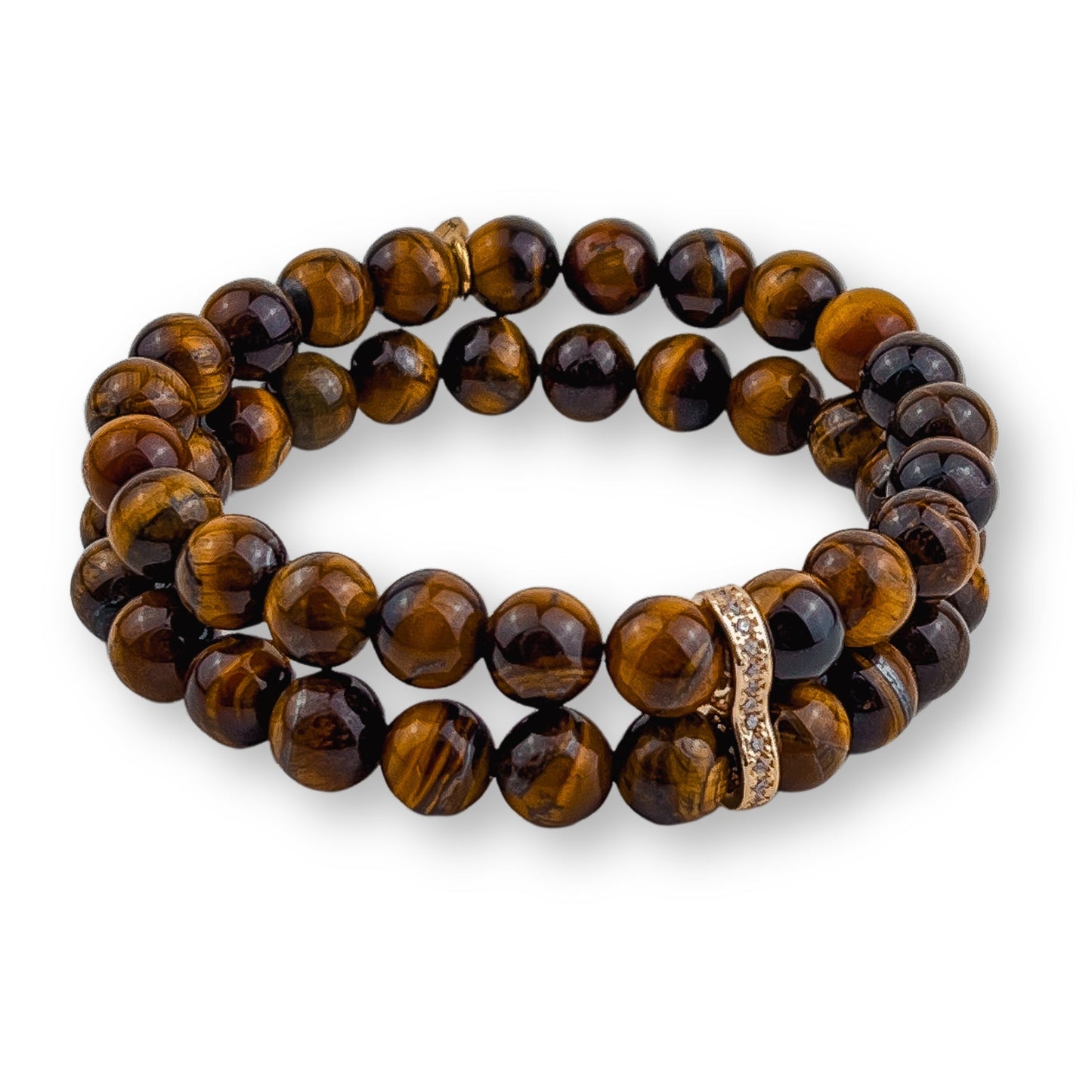 Bracelet MAÏA Œil de Tigre Gold Hokee Minéraux