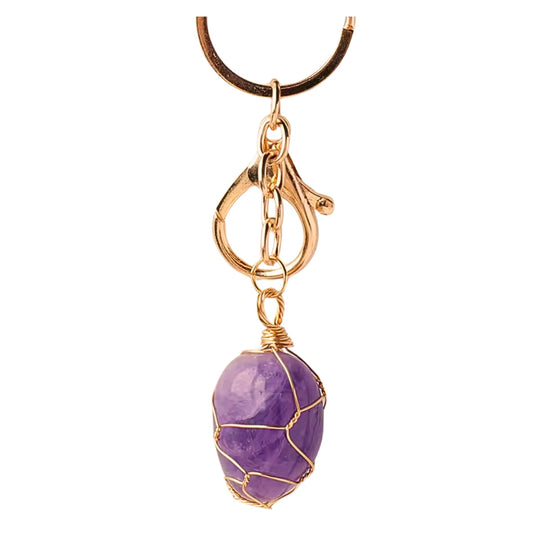 Porte-clés Améthyste Hokee Minéraux