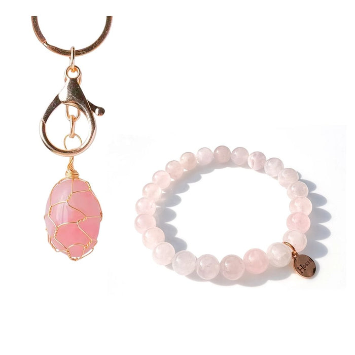 Coffret Tendresse Quartz Rose – Amour & Douceur