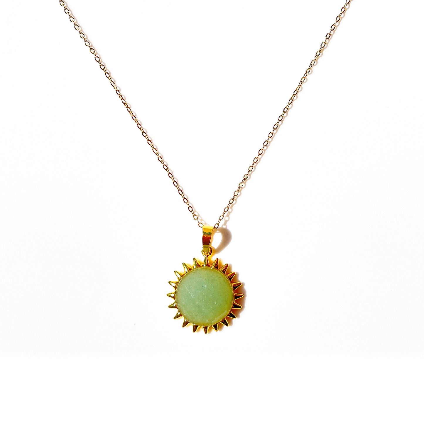 Collier PAYLINE Aventurine Verte Hokee Minéraux