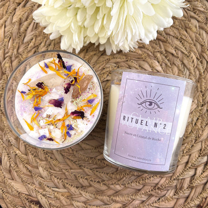 Bougie RITUEL N°2 - CLAIRVOYANCE Hokee Minéraux