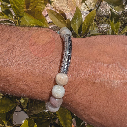 Bracelet NAGA Amazonite Silver Hokee Minéraux