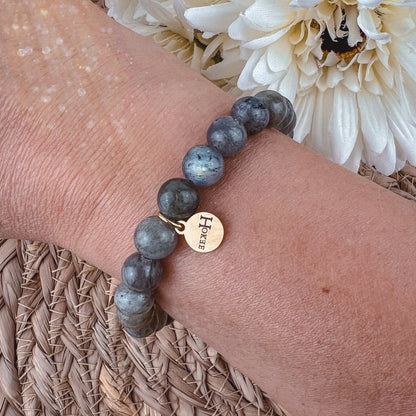 Bracelet BASIC Labradorite Rose Gold Hokee Minéraux