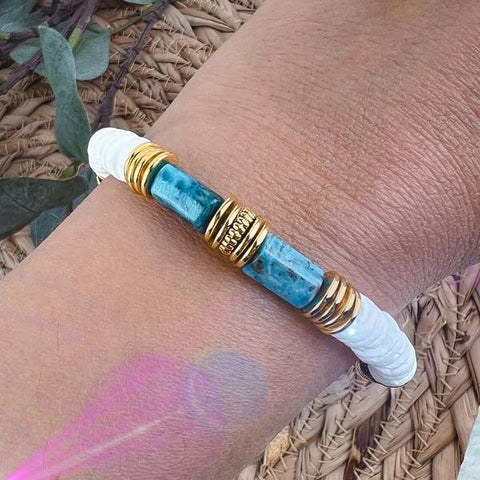 Bracelet OSIRIS Apatite Gold