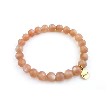 Bracelet BASIC Pierre de Soleil Gold Hokee Minéraux