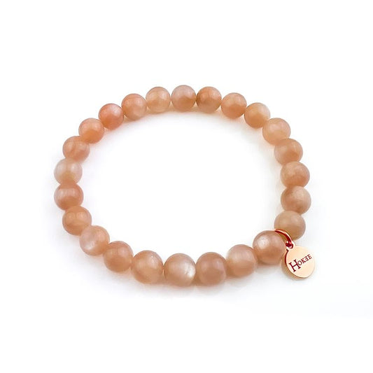 Bracelet BASIC Pierre de soleil Rose gold