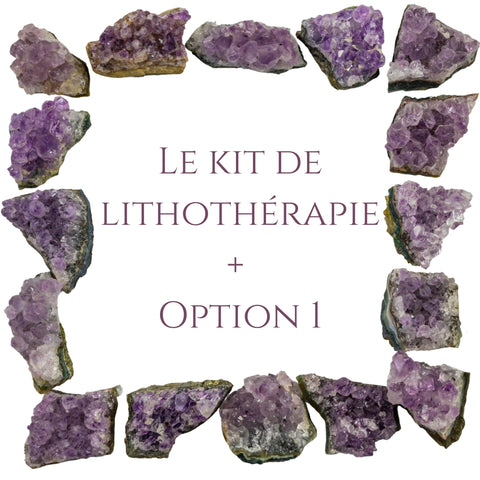 Le kit de lithothérapie Hokee + Option 1