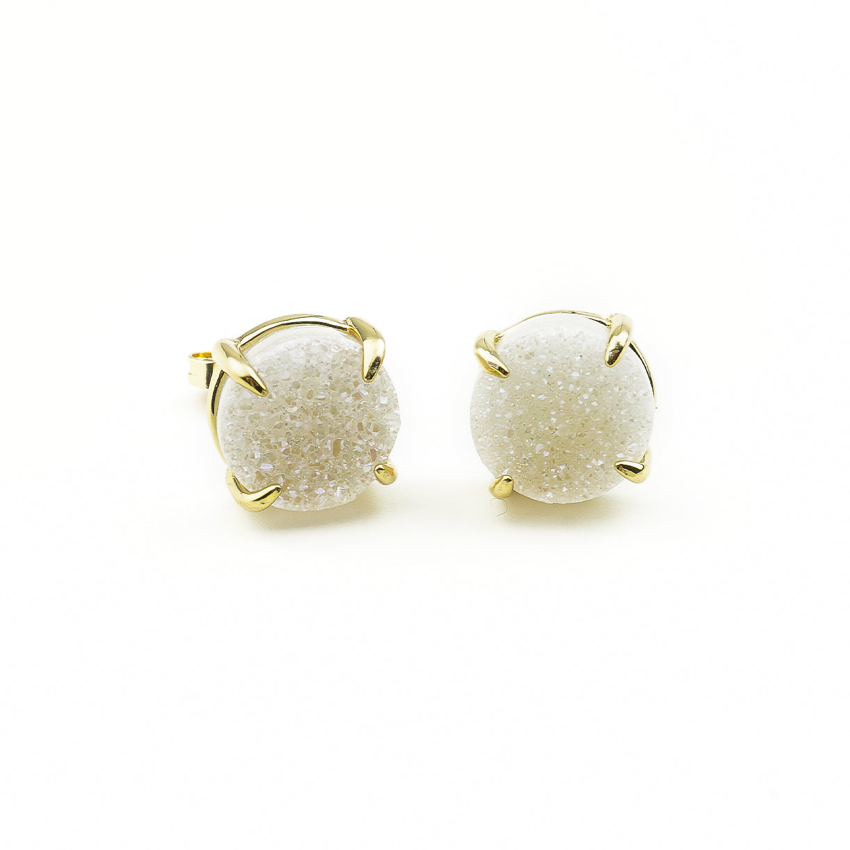 Boucles d'oreilles ALICE blanc