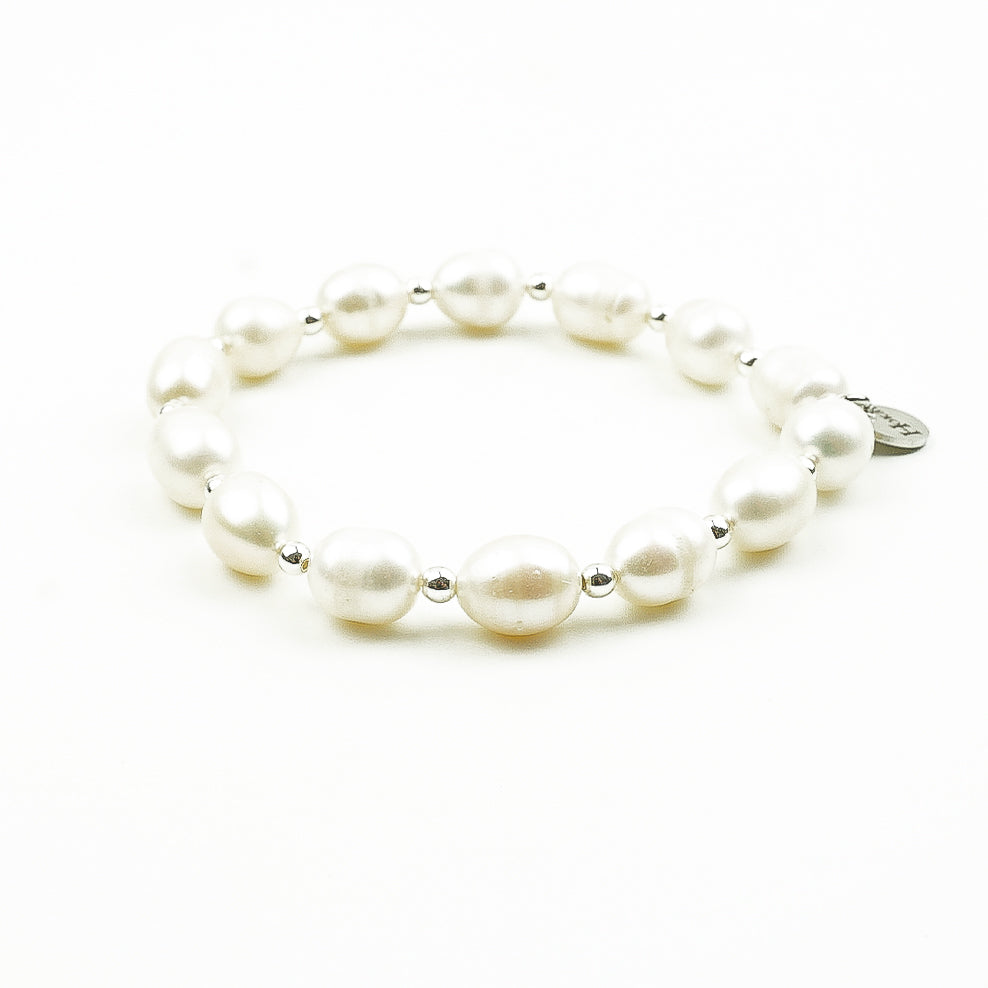 Bracelet CARLA Nacre Silver Hokee Minéraux
