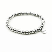 Bracelet ICE en hématite naturelle avec perles de 6 mm