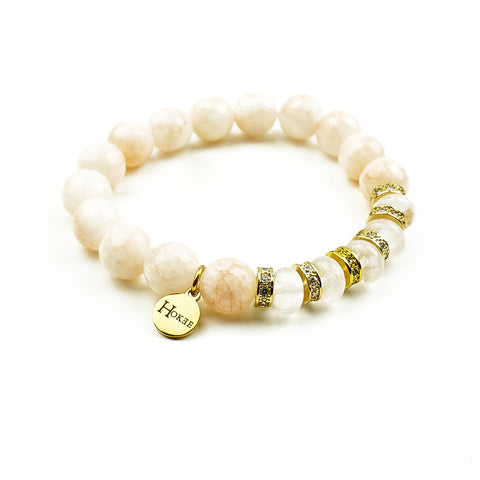 Bracelet PIA Jade beige