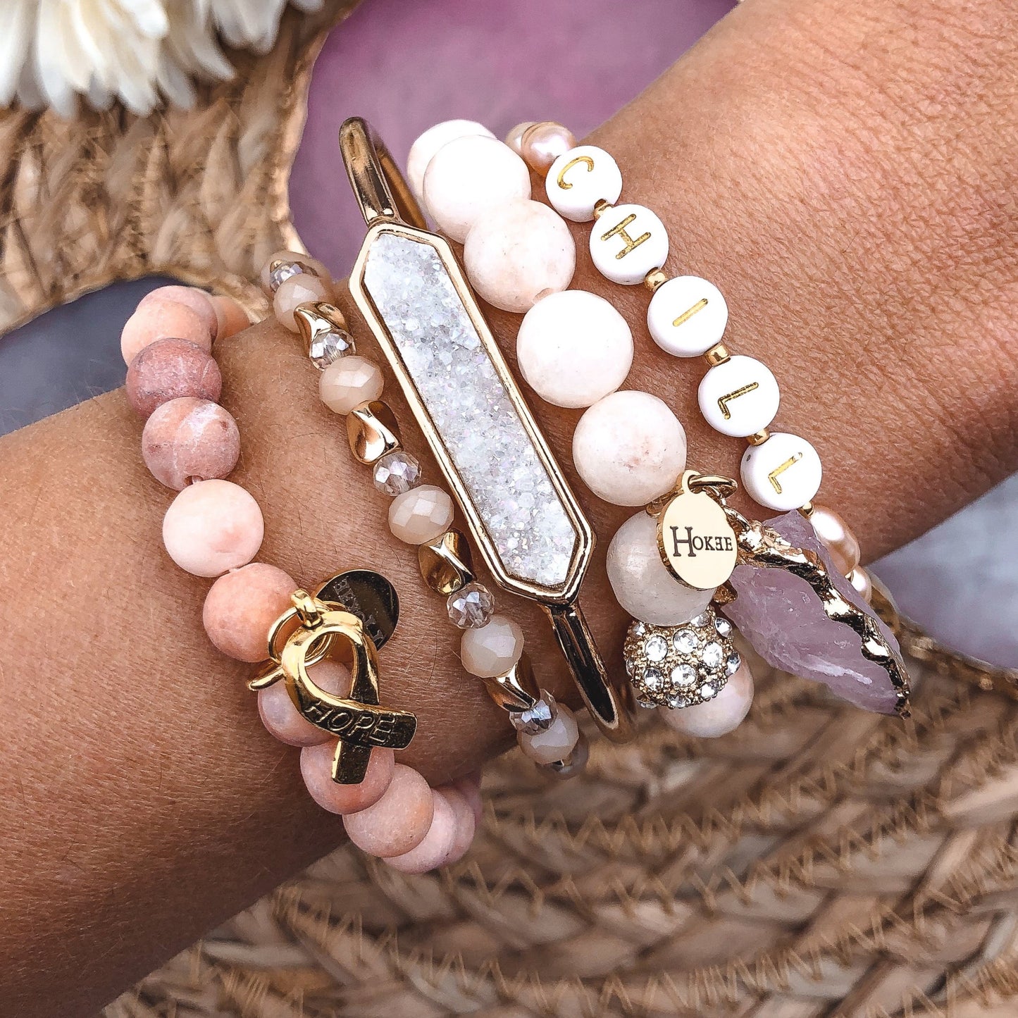 Bracelet HOPE AVENTURINE Hokee Minéraux