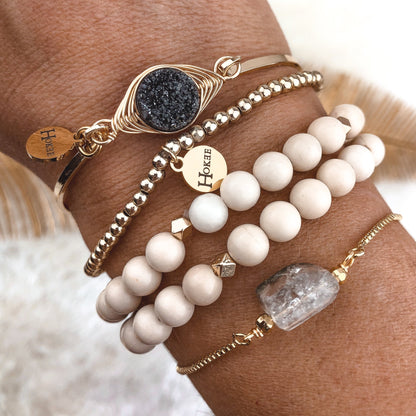 Bracelet EMMA 3MM Gold Hokee Paris