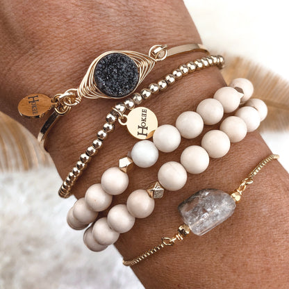 🧚🏼ENFANT - Bracelet RUBY Hokee Minéraux