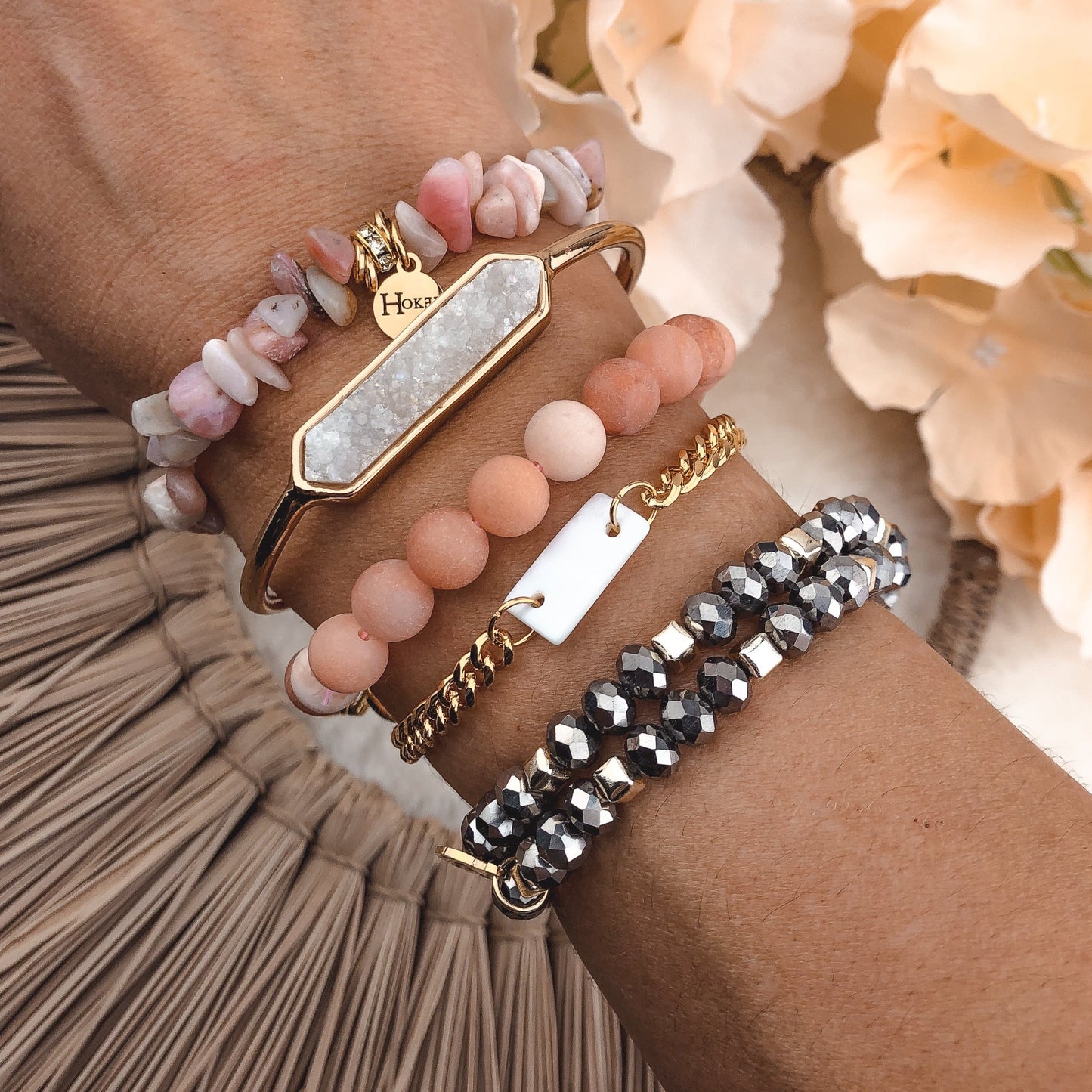 Bracelet HOPE AVENTURINE Hokee Minéraux