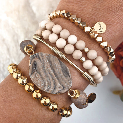 Bracelet EMMA 6MM Gold Hokee Paris