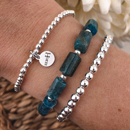 Bracelet EMMA 4MM Silver Hokee Paris