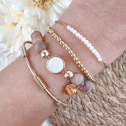 Bracelet HOLLY Beige Hokee Paris