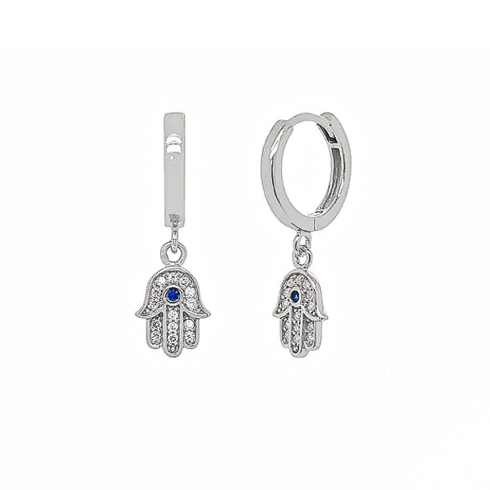 Mini créoles MERYNE Silver