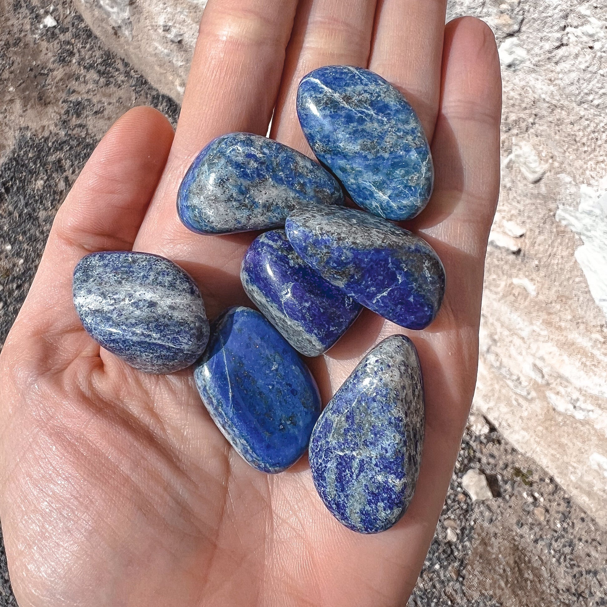 Pierre Roulée Lapis-Lazuli – Sagesse – Vérité – Intuition Hokee Minéraux