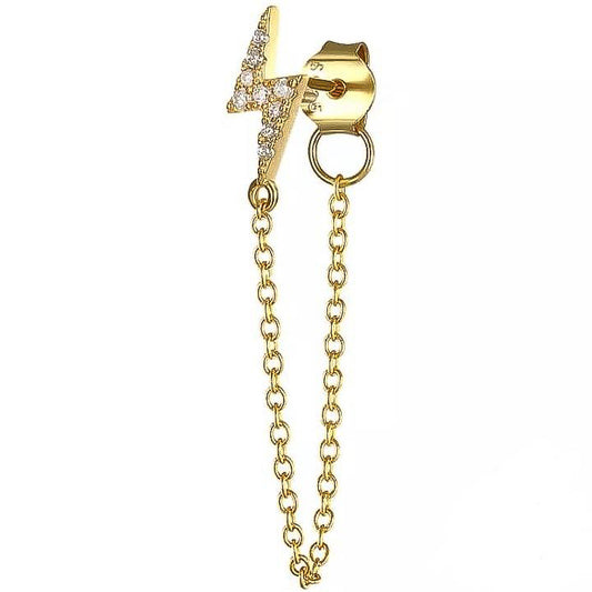 Mono boucle d'oreille FLASH Gold