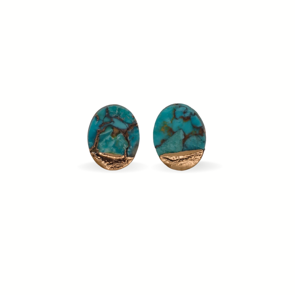 Boucles d'oreilles APHRODITE Turquoise